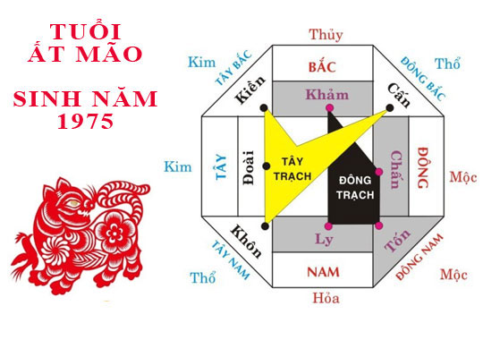 Gợi ý hướng nhà tuổi 1975