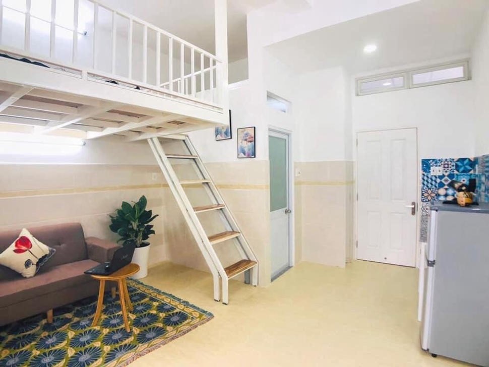 Mẫu trang trí phòng trọ nhỏ ở được 2-3 người này đơn giản, được rất nhiều người thiết kế theo.