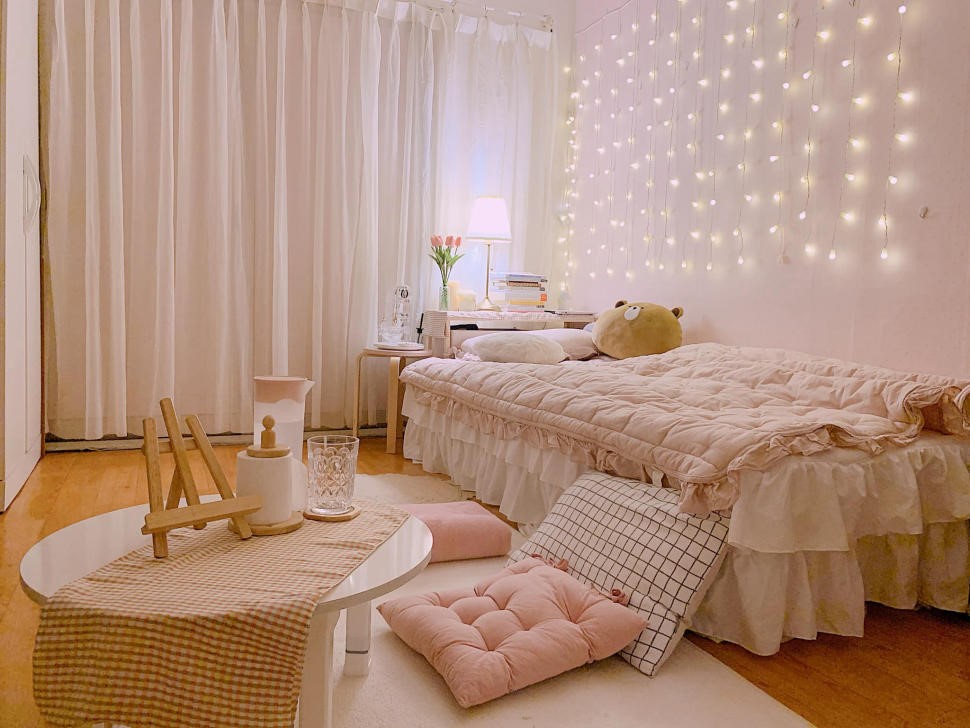 Bạn sinh ra để làm công chúa và muốn biến phòng trọ cũng phải giống công chúa thì đích thực phong cách này dành cho bạn.