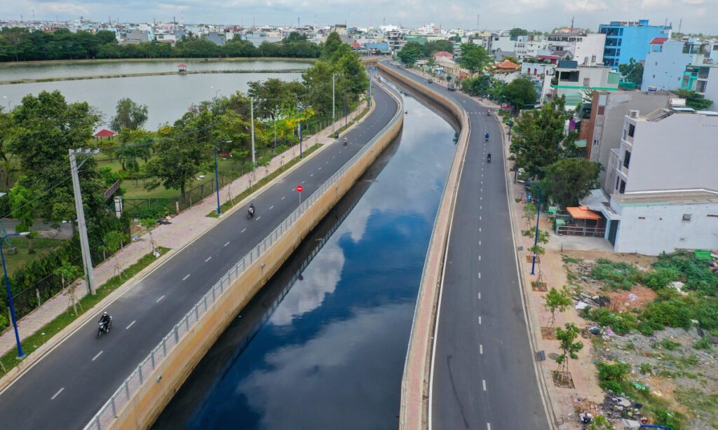 Kênh Nước Đen, điểm nhấn của sự phát triển đô thị tại Bình Tân kenh-nuoc-den