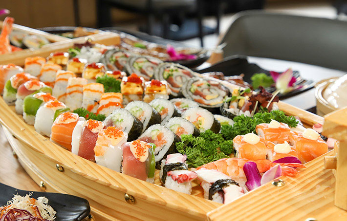 Điểm danh top nhà hàng Buffet Sushi Quận 10 chuẩn Nhật bạn không thể bỏ qua buffet sushi quận 10 tphcm