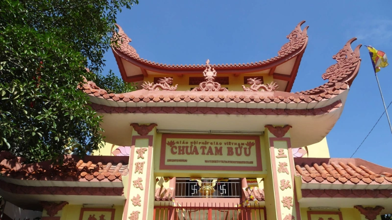 Các ngôi chùa Bình Chánh với kiến trúc mang đậm dấu ấn Phật giáo