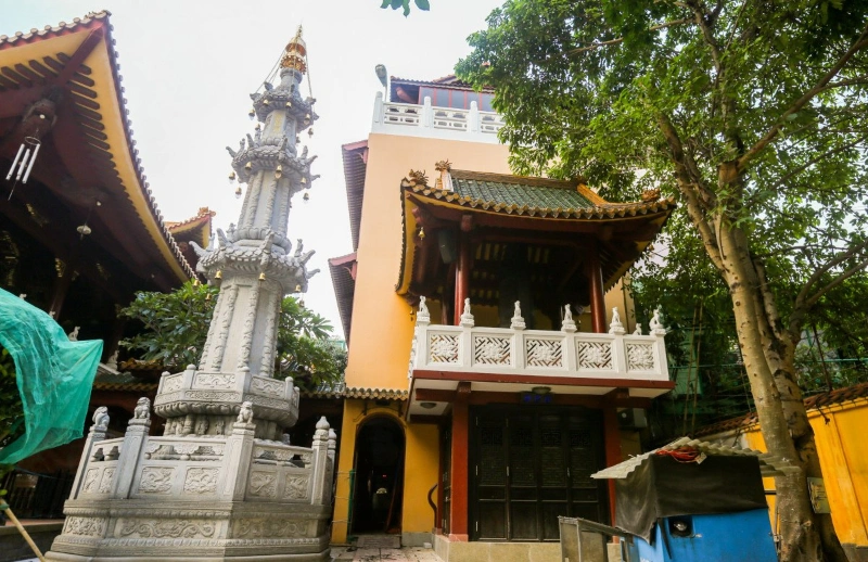 Chùa Tân Bình kiến trúc đẹp, không gian thanh tịnh