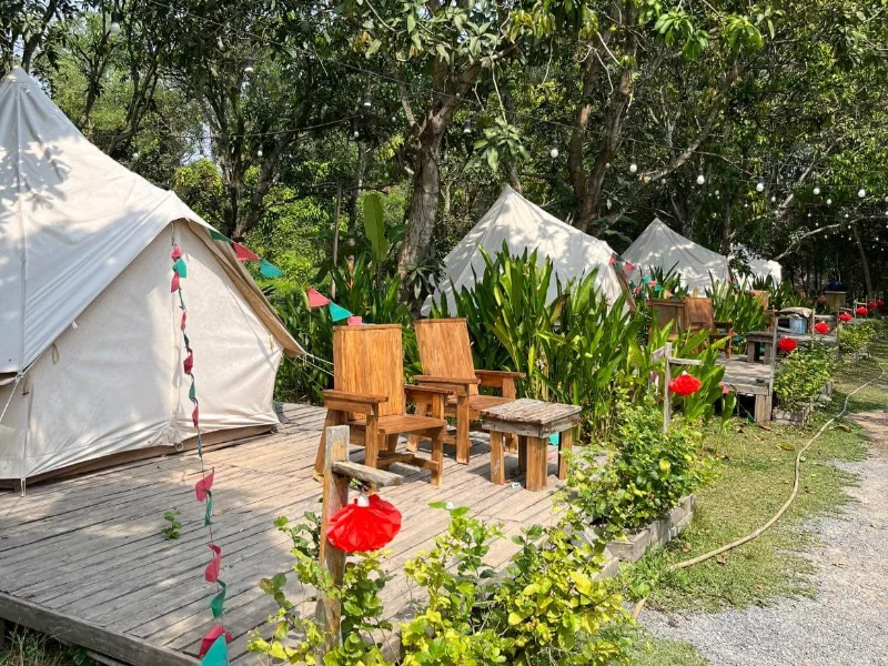 cafe củ chi đẹp, không gian gần gũi thiên nhiên