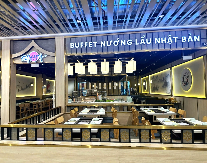Nhà hàng Quận 8 có thiết kế hiện đại, mang đến cảm giác thoải mái cho thực khách