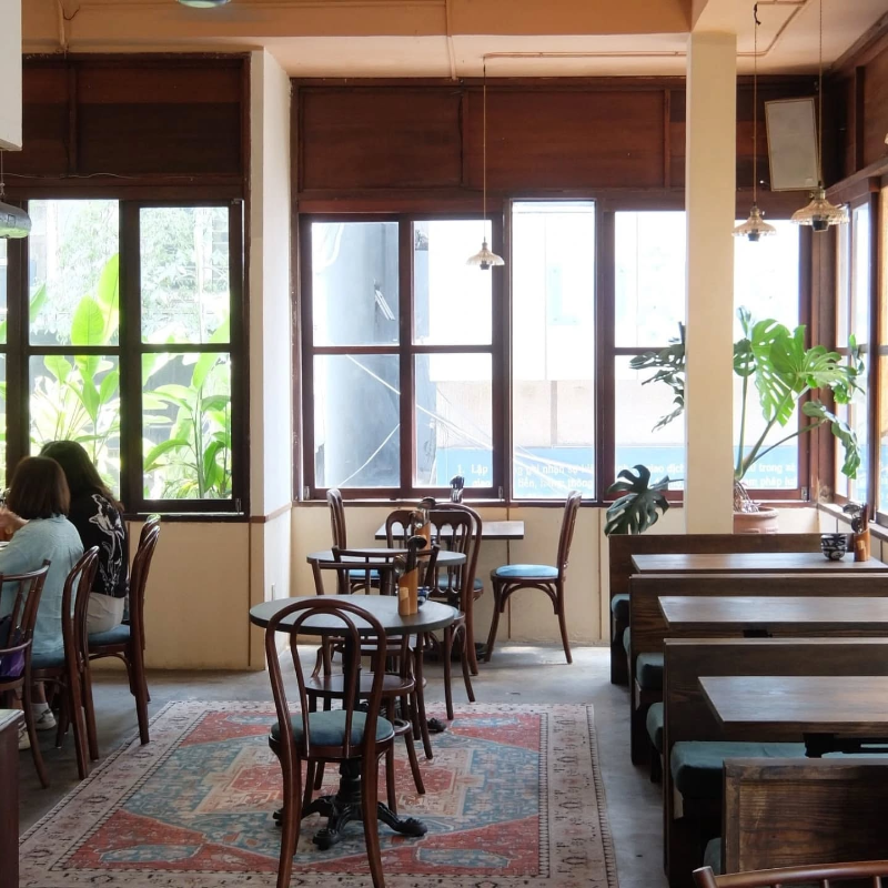 Quán chay Phú Nhuận mang phong cách vintage