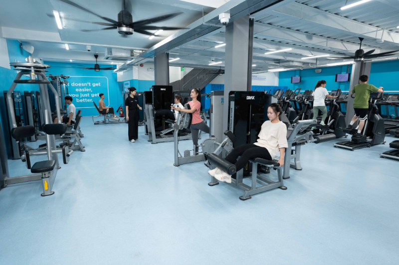 Phòng gym Quận 7 rộng rãi, hiện đại