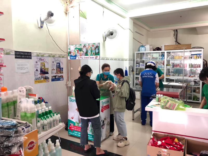 Phòng khám thú y Quận Bình Tân ghi điểm bởi đội ngũ bác sĩ giỏi, nhiệt tình