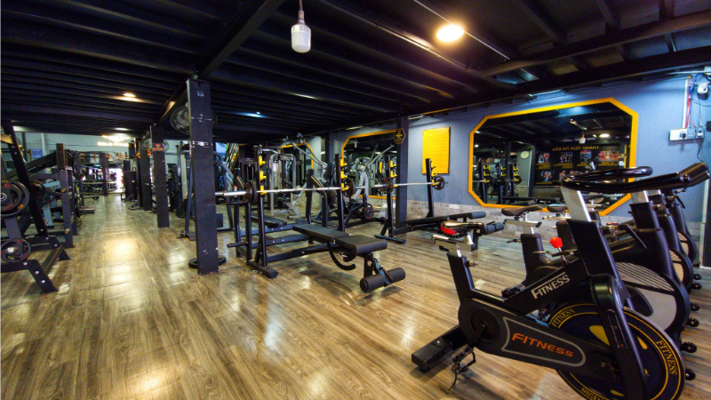 Phòng gym Quận 12 là điểm đến lý tưởng với không gian tập luyện chuyên nghiệp, hiện đại
