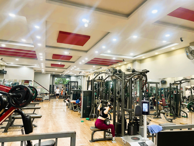 Phòng gym Quận 12 hiện đại, rộng rãi