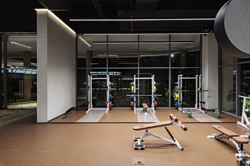 Phòng gym Quận 2 nổi bật với không gian sang trọng, riêng tư