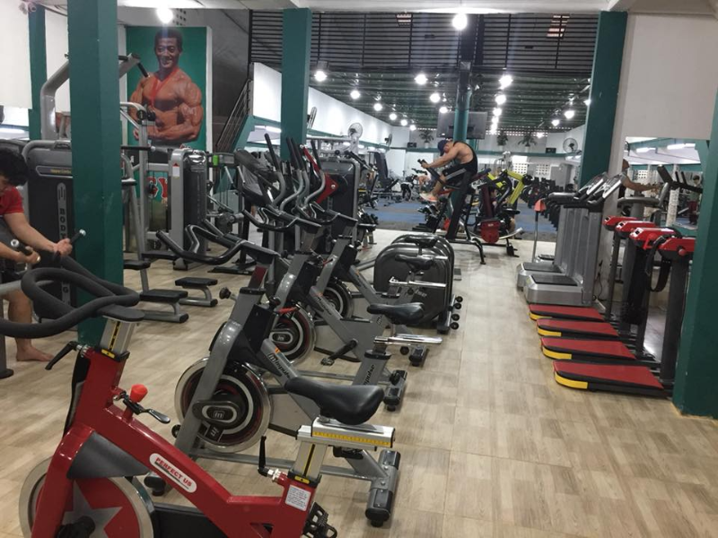 Phòng gym Quận 4 được bố trí máy móc hợp lý, hiện đại