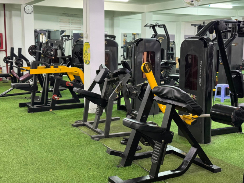 Phòng gym Quận 6 có máy móc hiện đại, đa dạng