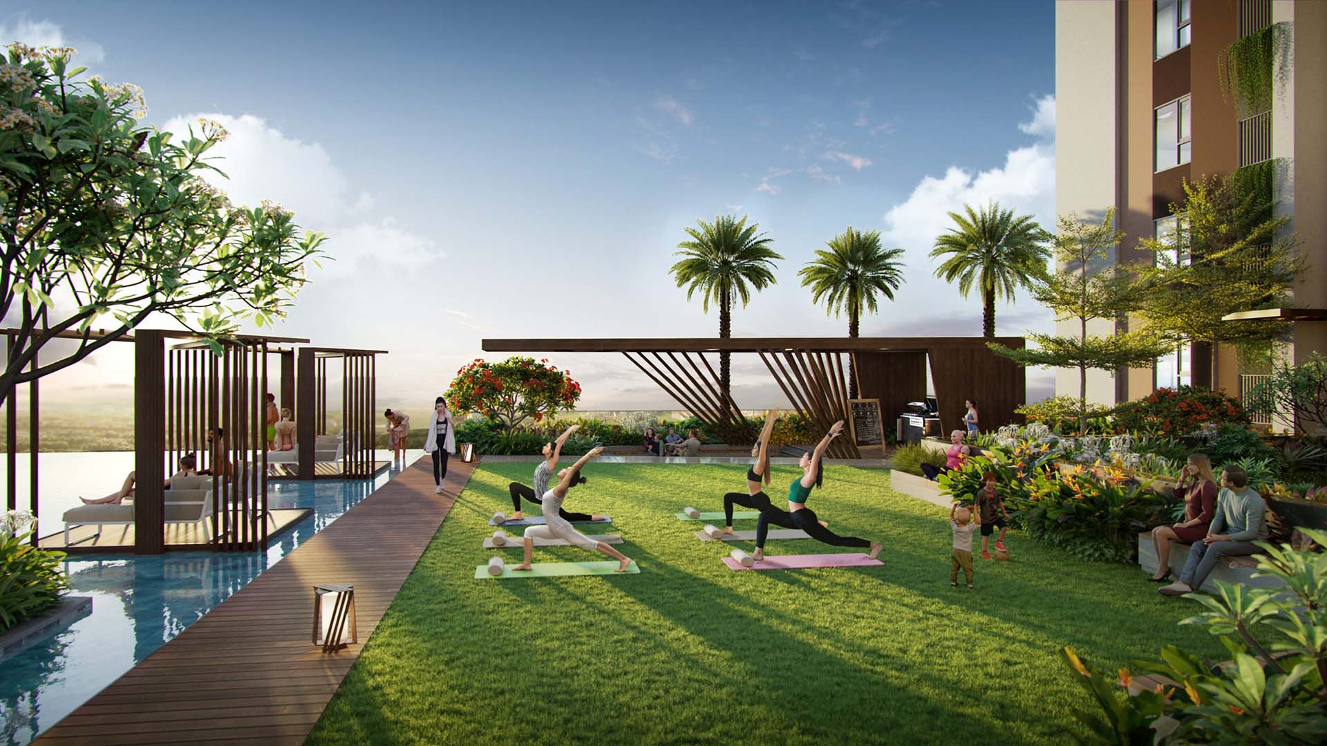 Toàn cảnh dự án PiCity Sky Park tại Dĩ An, Bình Dương
