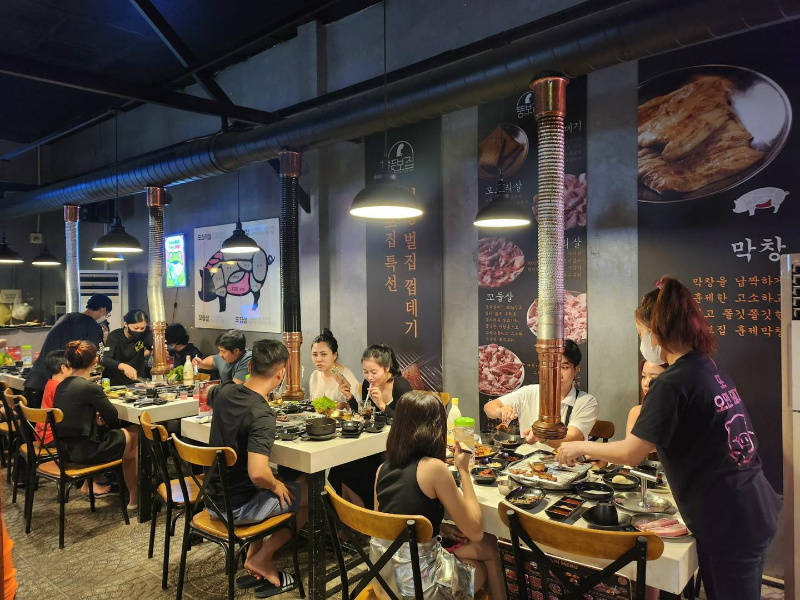 Quán nướng Quận 2 chuẩn Hàn, không khí thân thiện