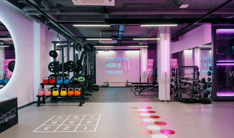 Phòng gym Quận 5 nổi bật với thiết kế gần gũi, hiện đại