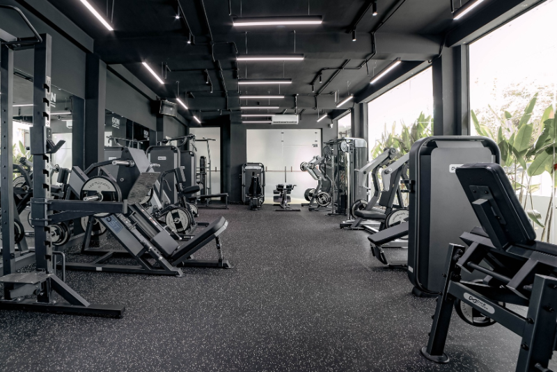Phòng gym Quận 11 sở hữu nhiều thiết bị đa dạng, tối tân