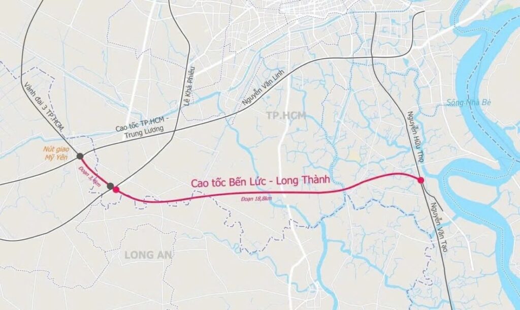 Cao tốc Bến Lức – Long Thành: Thông tin & tiến độ mới