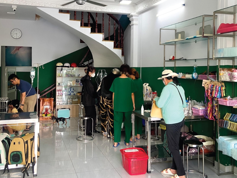 Phòng khám thú y Quận 5 có hệ thống thiết bị tiên tiến và đầy đủ các khoa chuyên môn
