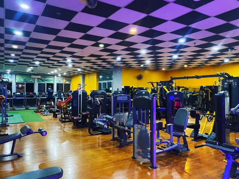 Phòng gym Thủ Đức có không gian chuyên nghiệp, tiện nghi