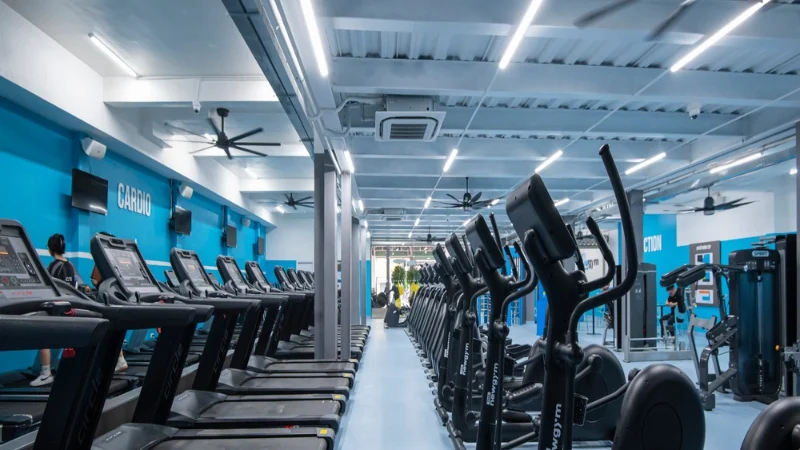 Phòng gym Quận 3 được yêu thích bởi không gian hiện đại, đầy đủ tiện nghi