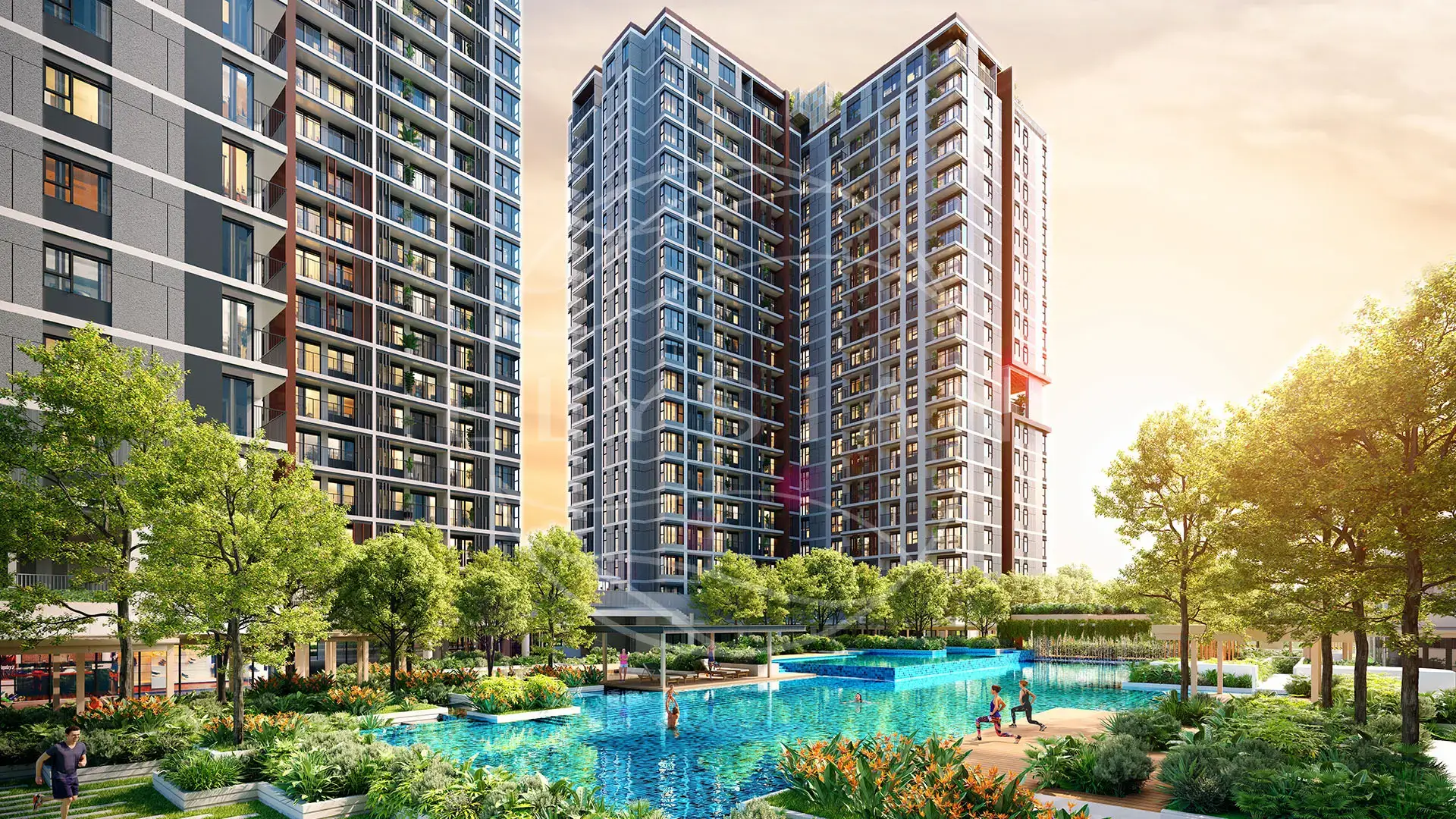 Phối cảnh dự án Elysian của Gamuda Land tại Thủ Đức
