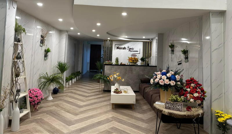 Spa TPHCM có không gian sang trọng, ấm cúng