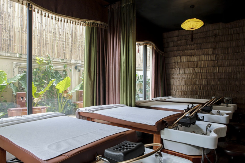 Spa Bình Thạnh có không gian ấm cúng, mang nét văn hóa Thái truyền thống