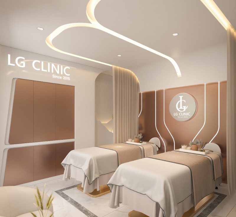 Spa Bình Tân có thiết kế không gian nhẹ nhàng, độc đáo