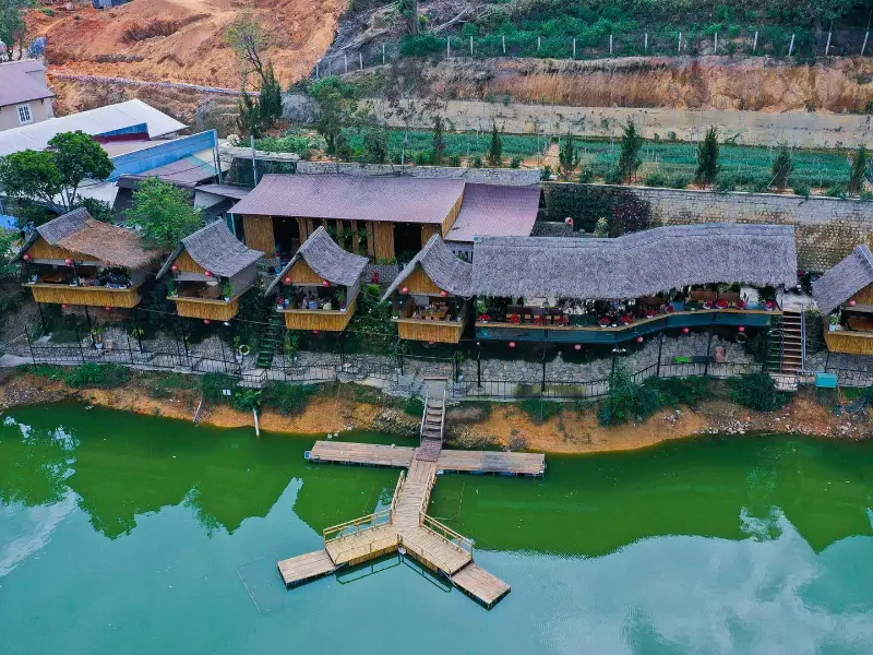 Không gian thoáng đãng tại An Sơn Hồ - Đà Lạt