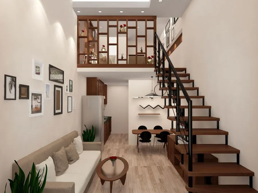 Nội thất sang trọng bên trong căn hộ mini trong chung cư cho sinh viên thuê