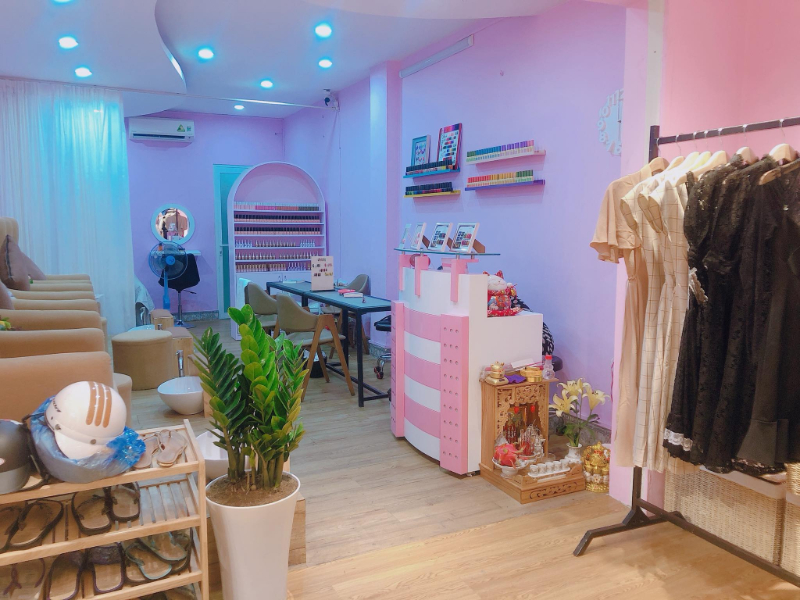 Tiệm nail Quận 4 nổi bật với không gian sạch sẽ, sáng tạo