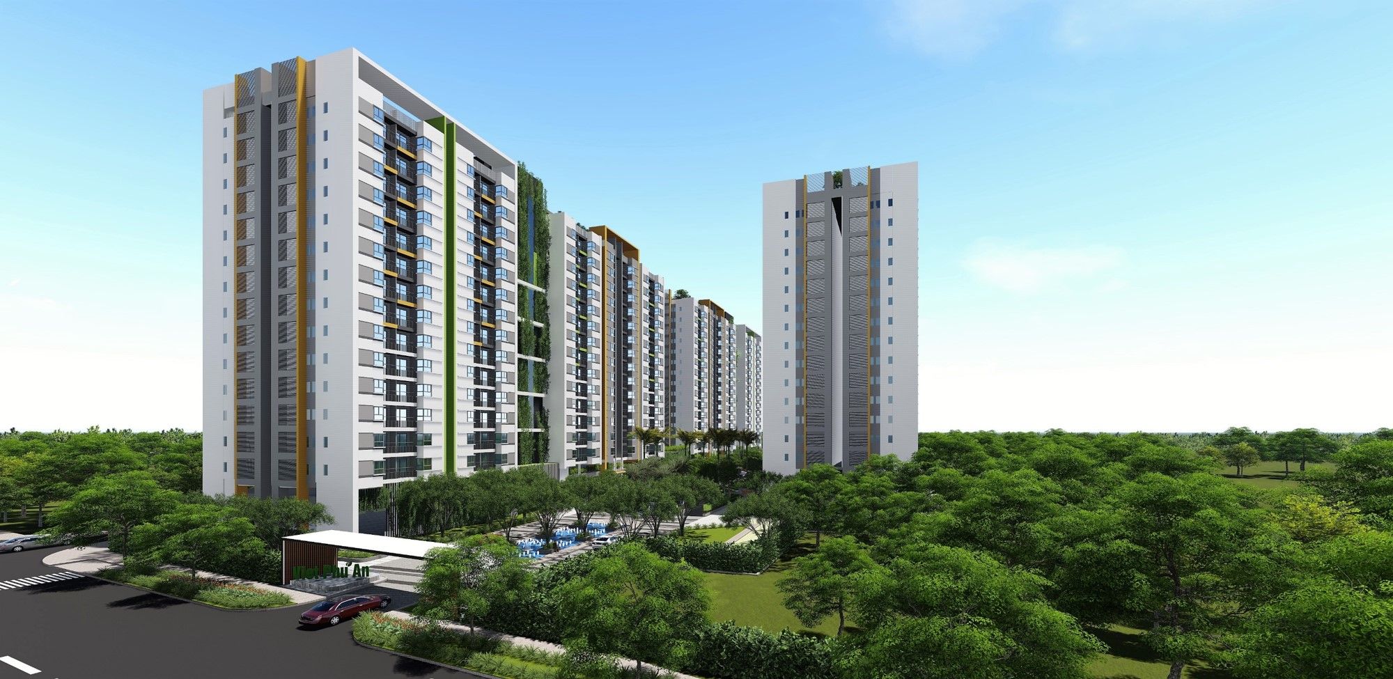 Căn hộ Him Lam Phú An với nội thất cao cấp