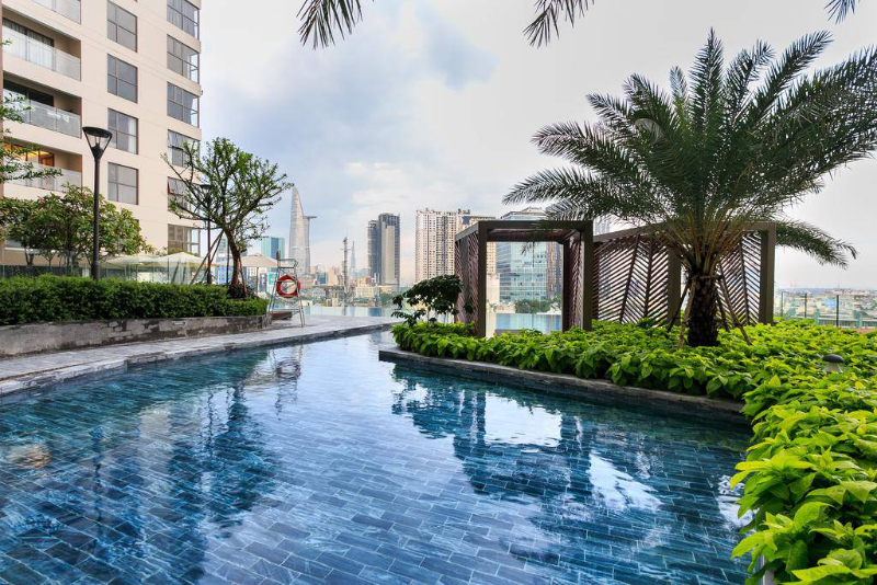 Gợi ý các hồ bơi tại Quận 4 chất lượng, thuận tiện di chuyển Hồ bơi view thành phố tại khu căn hộ cao cấp