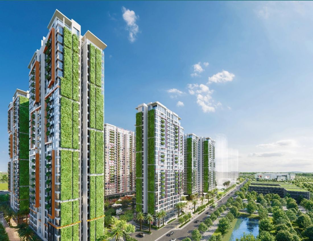 Kiến trúc xanh 3D tại Lumiere Boulevard