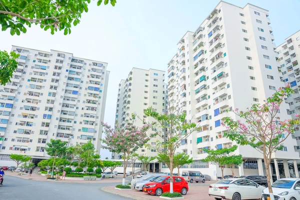 Phối cảnh chung cư Lê Thành Bình Tân