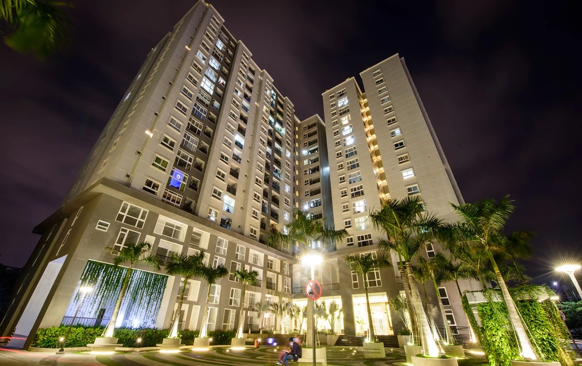 Phối cảnh chung cư An Gia Garden và không gian xanh