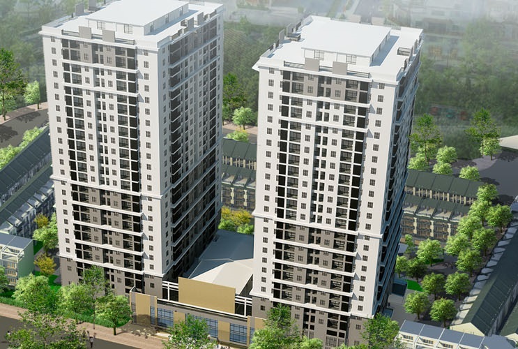 Khu vực xung quanh chung cư HC Golden City Long Biên