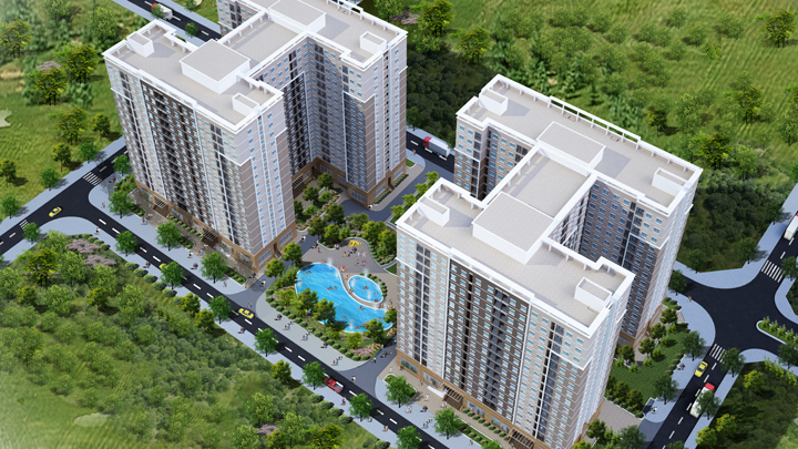 Nội thất bên trong căn hộ Ecohome 2