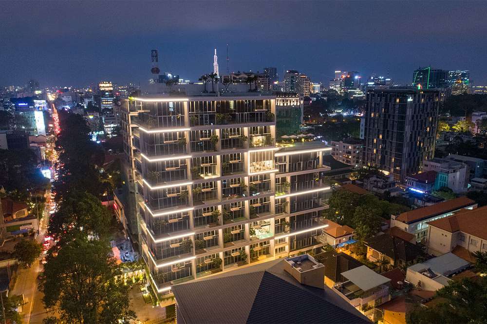 Không gian xanh và yên tĩnh xung quanh Serenity Sky Villas Quận 3