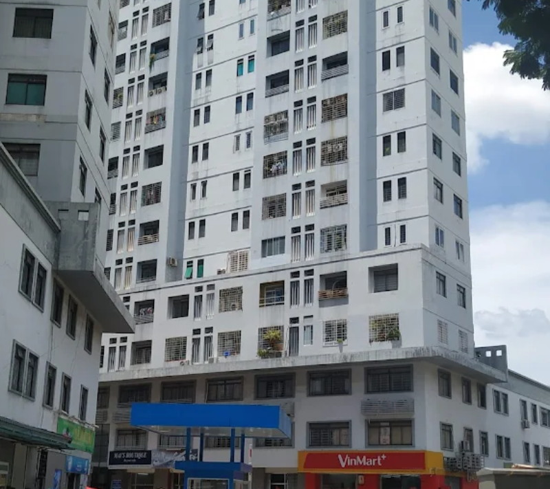 Không gian bên trong một căn hộ tại chung cư Tôn Thất Thuyết