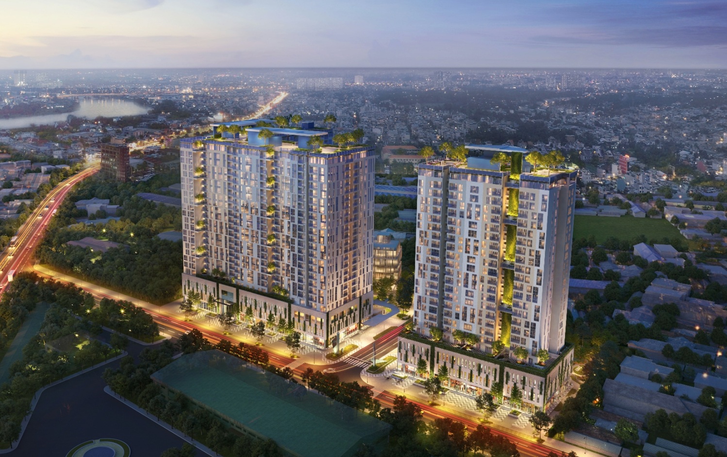 Phối cảnh tổng thể dự án Urban Green của Kusto Home, TP. Thủ Đức