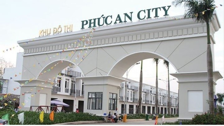 Toàn cảnh khu đô thị Phúc An City, Đức Hòa, Long An
