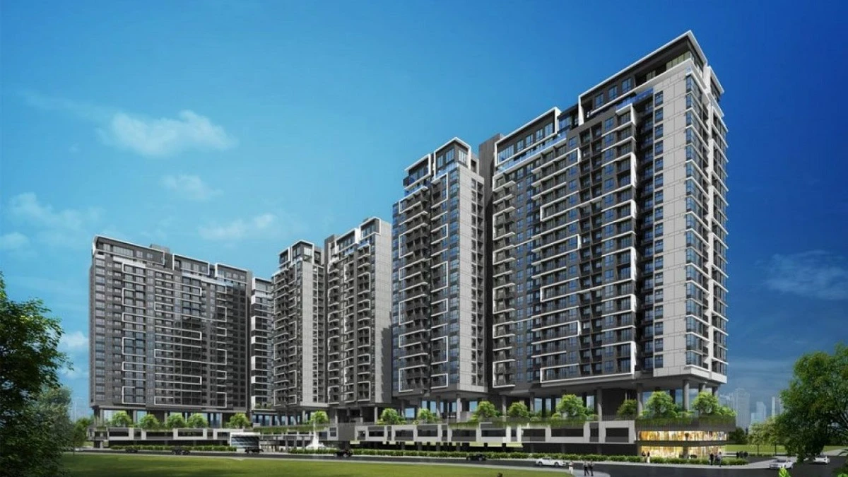Căn hộ mẫu tại One Verandah với tầm nhìn ven sông