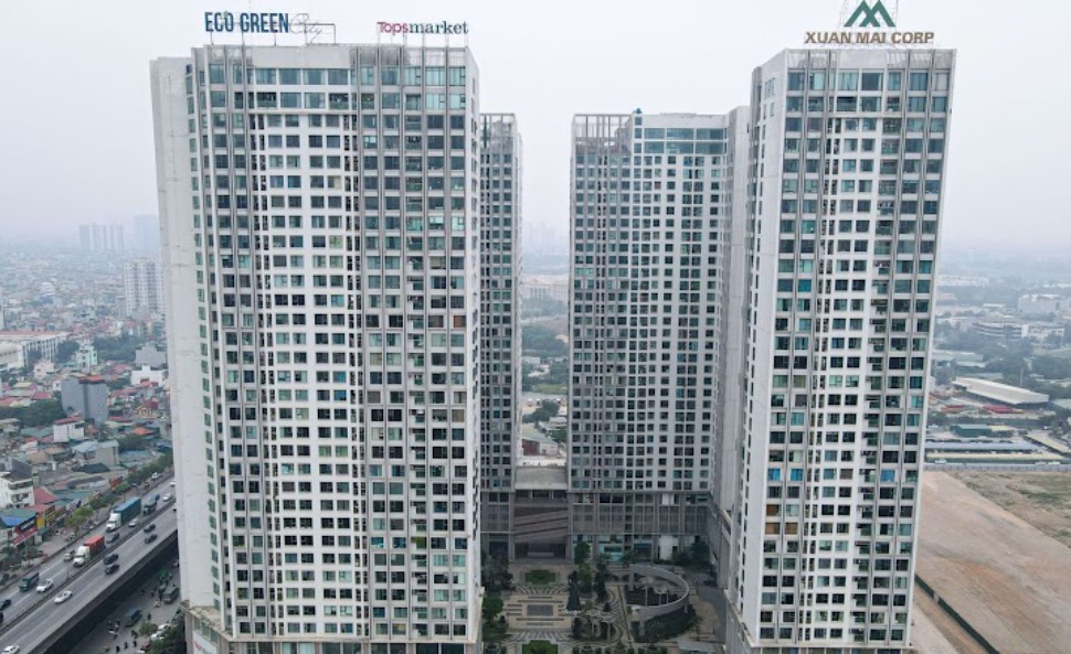 Toàn cảnh dự án Eco Green City trên đường Nguyễn Xiển