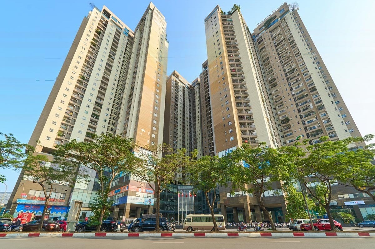 Sảnh lounge sang trọng của chung cư Golden Palace