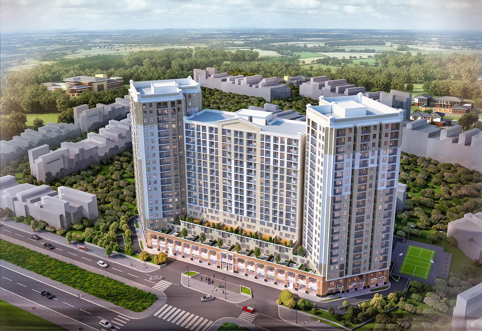Khu vực xung quanh chung cư Centum Wealth Complex, TP. Thủ Đức