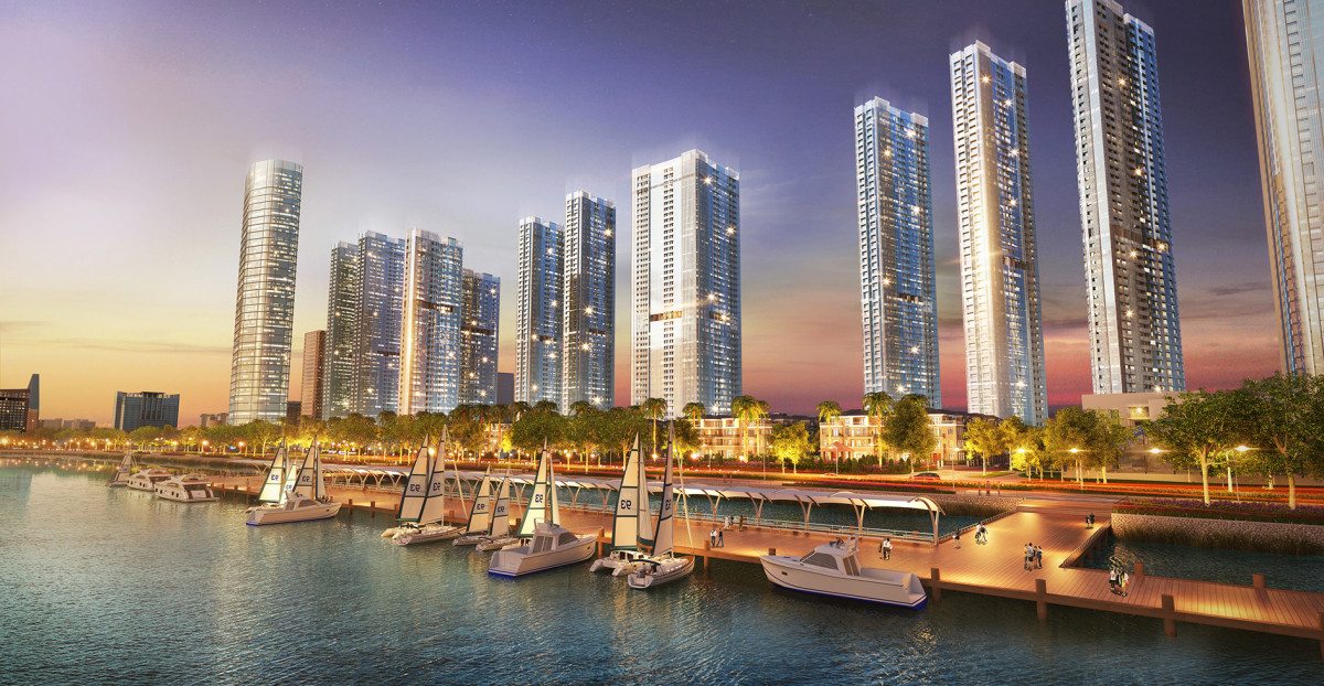 Khu vực trung tâm Quận 1 xung quanh Vinhomes Golden River
