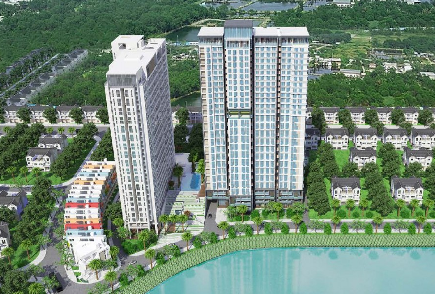 Toàn cảnh dự án La Astoria ven sông Giồng Ông Tố
