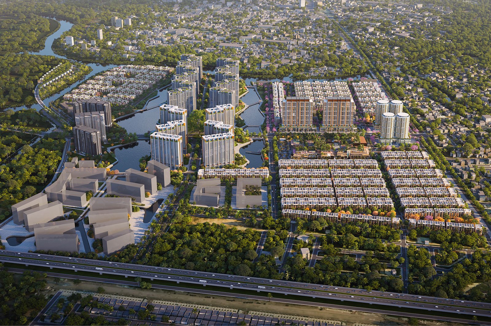 Phối cảnh khu đô thị The Global City